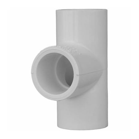 Charlotte Pipe And Foundry 3 WHT SxSxS Tee PVC 02400  1800HA